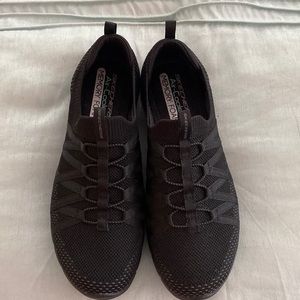 Black slip on memory foam only worn few times.